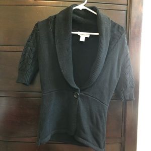White House black market short sleeve cardigan